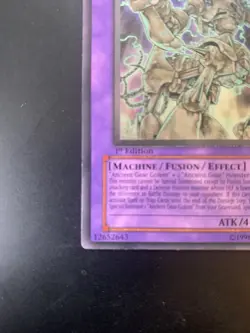 Yugioh Ultimate Ancient Gear Golem LODT-EN043 Ultimate Rare 1st Ed LP - Image 5