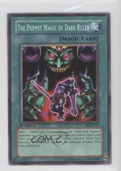 The Puppet Magic of Dark Ruler 1st Ed. YuGiOh Legacy ness #LOD-013 2003 READ - Image 1
