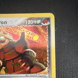 Pokemon TCG Team Magma's Aggron 7/95 Holo Rare 120 HP 2004 English - Image 3