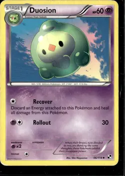 Pokemon Black and White Duosion 56/114 Uncommon Non Holo - Image 1