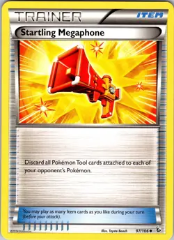 Pokemon TCG Startling Megaphone XY Flashfire 97/106 Regular Uncommon Card NM - Image 1