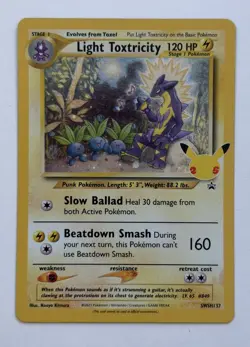 Light Toxtricity SWSH137 Sword & Shield Promo Holo English Pokemon TCG - Image 1