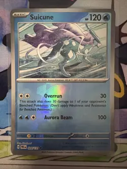 Pokemon TCG Suicune 024/131 Prismatic Evolutions (Poke Ball Pattern) - Image 1