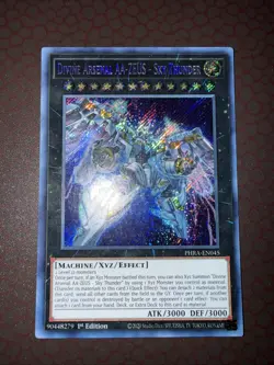 Yu-Gi-Oh! Divine Arsenal AA-Zeus - Sky Thunder -PHRA- Secret - 1st Edition NM! - Image 2