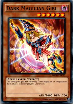 Dark Magician Girl (C) YGLD-ENC10 King of Games: Decks Yu-Gi-Oh Unlimited LP - Image 1
