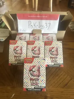 Pokemon 151 Lot of 7 Not 2 3 4 5 or 6 Booster Bundle Bundles Sealed TCG Cards - Image 1