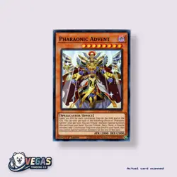 Yu-Gi-Oh! 1st Edition Pharaonic Advent Super Rare Holo PHHY-EN096 NM - Image 1