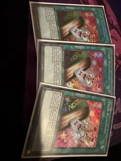 Yugioh Toon Bookmark PLAYSET (3x Copies) Secret Rare 1st Edition BLCR NM - Image 1