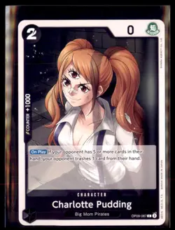 One Piece CCG Charlotte Pudding OP09-067 Emperors in the New World 4 card lot - Image 1