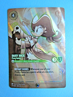 Daisy Duck - Pirate Captain 211/204 EN-6 Azurite Sea - Enchanted Disney Lorcana - Image 1