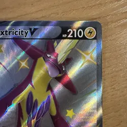 Toxtricity V SV112/SV122 Shining Fates Full Art Shiny Holo Rare Pokemon Card NM - Image 4