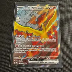 Team Rocket's Moltres ex 208/182 Ultra Rare Destined Rivals Pokemon NM/M - Image 1