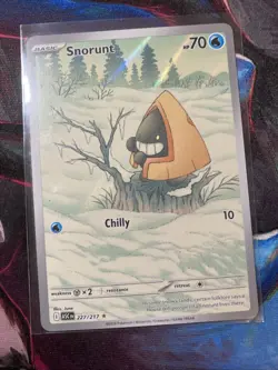 Pokemon TCG Snorunt Illustration Rare Card 227/217 Ascended Heroes - Image 1