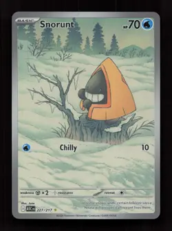 Snorunt 227/217 Illustration Rare Ascended Heroes Pokemon Near Mint - Image 1