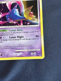 Cresselia DP51 Diamond and Pearl Holo Pokemon card played - Image 4