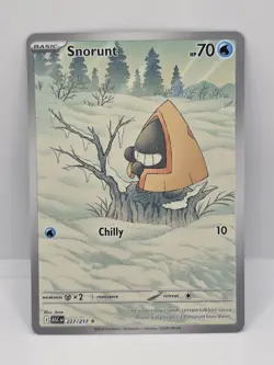 Pokemon TCG Snorunt Illustration Rare Card 227/217 Ascended Heroes - Image 1