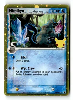 Pokemon Card Mimikyu Delta Species Holo LP SWSH: Sword & Shield Promo SWSH136 - Image 1