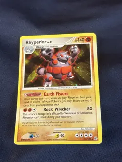 Rhyperior 12/130 Diamond and Pearl Holo Pokemon card Lp - Image 5