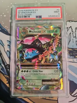 Pokemon Card - M Venusaur EX 2/108 - XY Evolutions - Holo - PSA 9 Mint - Image 1