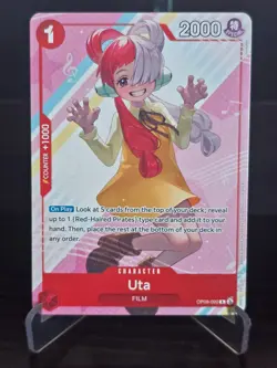 One Piece Card Game - Uta (Welcome Pack Vol. 2) OP09-002 R - NM - Image 1