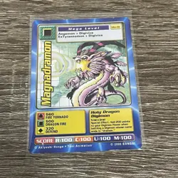 Digimon Digi Battle Magnadramon Mo-10 Vintage Movie Promo Card - Image 1