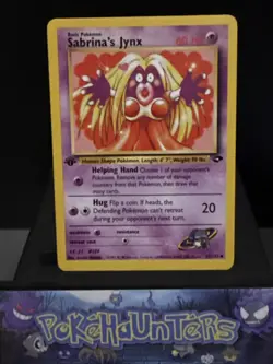 Pokemon Card Sabrina's Jynx 57/132 Gym Challenge 1st Edition Near Mint - Image 1