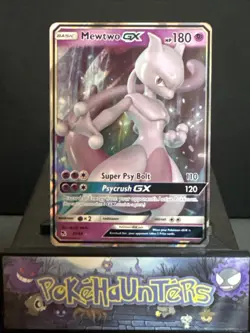Pokemon Card Mewtwo GX 31/68 Rare Holo Card Hidden Fates Near Mint - Image 1