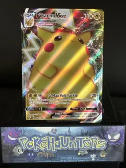 Pokemon Card Pikachu VMAX 044/185 Vivid Voltage Full Art Rare Near Mint - Image 1