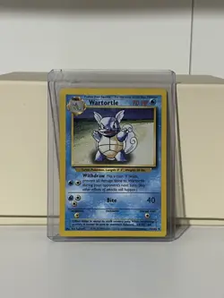 Wartortle 42/102 Base Set Pokemon Card TCG LP - Image 1