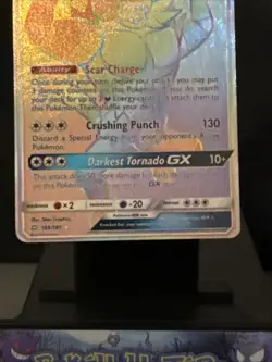 Pokemon Card Incineroar GX 188/181 Secret Rare Sun & Moon Team Up Light Play - Image 3