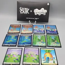 MTG Spongebob Squarepants Secret Lair Lands Under the Sea Rainbow Foil 11 Cards - Image 1