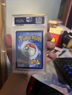 Team Rockets Meowth Destined Rivals Card 203/182 PSA 9 English Edition - Image 2