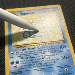 Vaporeon 28/64 Jungle Non Holo Rare MP Pokemon Card - Image 4