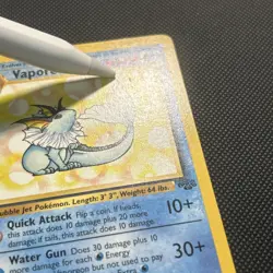 Vaporeon 28/64 Jungle Non Holo Rare MP Pokemon Card - Image 5