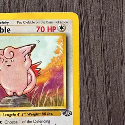 Clefable 17/64 Jungle Regular Rare MP Pokemon Card Vintage WOTC Pokemon - Image 3