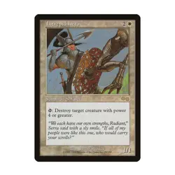 Intrepid Hero MTG Urza's Saga Rare LP Lightly Played Single Card - Image 1