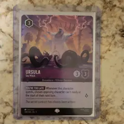 Disney Lorcana Ursula Sea Witch Fabled Epic Holo Amethyst 208/204 EN Card - Image 5