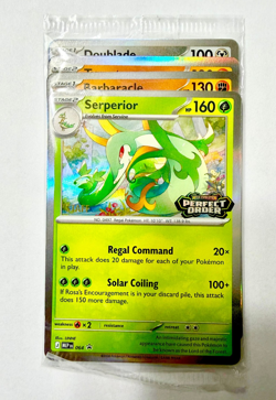 Pokemon Perfect Order Sealed STAFF 4 card SET Prerelease Promos Serperior NM - Image 4