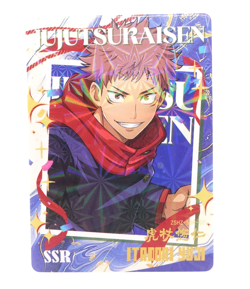 Yuji Itadori SSR Jujutsu Kaisen ZSHZ-SSR-07 Anime Collectible Trading Card - Image 1