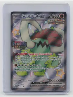 Great Tusk ex - (Paldean Fates Stamped) Promo Miscellaneous Cards & Products 072 - Image 1