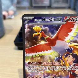 Pokemon TCG Ethan's Ho-Oh EX Sir Destined Rivals Card 230/182 English Ethan - Image 2