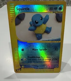 Squirtle 131/165 Expedition Reverse Holo Card 2002 Pokemon TCG Lp+ - Image 1