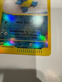 Squirtle 131/165 Expedition Reverse Holo Card 2002 Pokemon TCG Lp+ - Image 4
