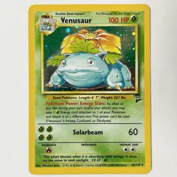 Pokemon TCG Venusaur Base Set 2 Holo Unlimited Rare Card 18/130 LP - Image 1