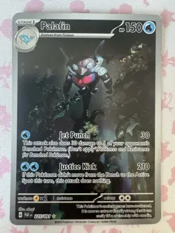Paladin 225/091 - Paldean Fates Illustration Rare Holo Pokemon Card TCG NM - Image 1