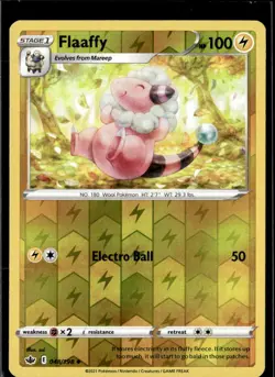 Pokemon Flaaffy 048/198 Chilling Reign Reverse Holo Uncommon 4 Card Lot - Image 1