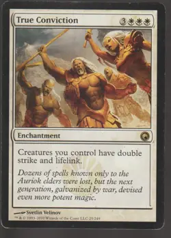 True Conviction - Scars of Mirrodin - MTG Magic the Gathering - Lightly Played - Image 1