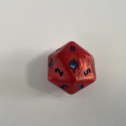 MTG SPM 20-sided Blue On Red Spindown Die / Dice (XL 32mm) Spider-Man Bundle - Image 2