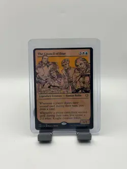 MTG, The Council of Four $3 ORDER MIN (Showcase) Battle for Baldur's Gate Regula - Image 1
