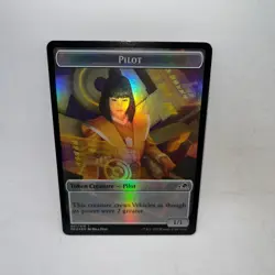 Spirit // Pilot Token Kamigawa Neon Dynasty Magic The Gathering Foil - Image 2